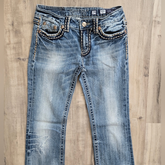Miss Me Denim Brand Iren Bootcut Jeans Sz 29 - Picture 3 of 12